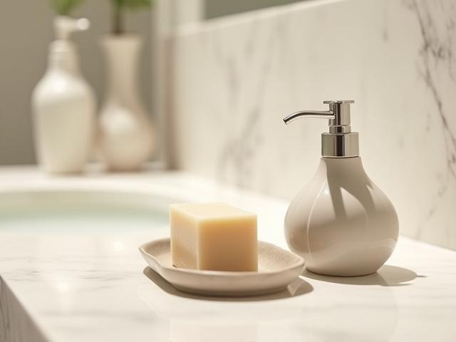 Amenities de baño como jaboneras de autor